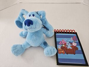 Vintage 2006 Blue's Clues Beanie Baby & 2020 Eraseable Clue Notebook